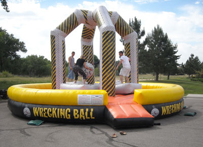 wrecking ball - bouncy castle rentals - toronto