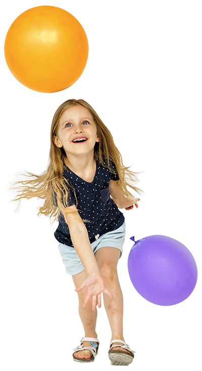 child and balloon - carnival rentals  - astro amusements - toronto - gta